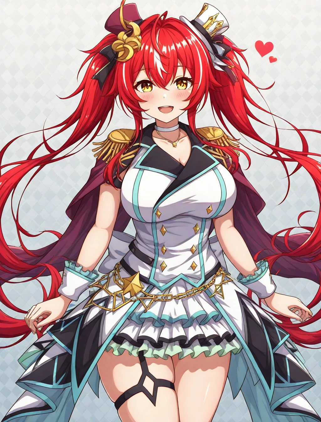 <lora:The_Greatest_Great_XL_illustrious-noob_v1:1> the greatest great, idol clothes,, best quality, masterpiece, high quality,newest, absurdres, highres,incredibly absurdres ,<lora:NoobV065sHyperDmd:1>