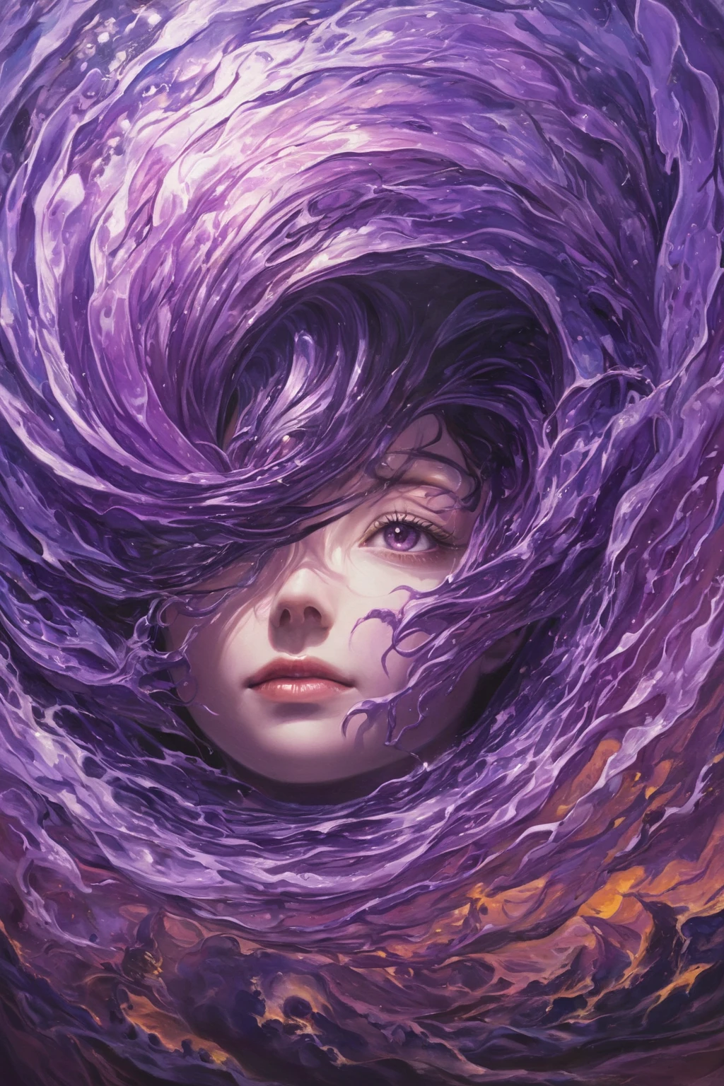 (((purple))),
sensuel,
perfect beautiful art,
((oil painting, wild painting, speed art)),
reflections,
through light, detailed shading,
extreme fisheye view,
((ultra realistic, ultra detailed)),
((masterpiece, consistent, perfect beautiful art)),