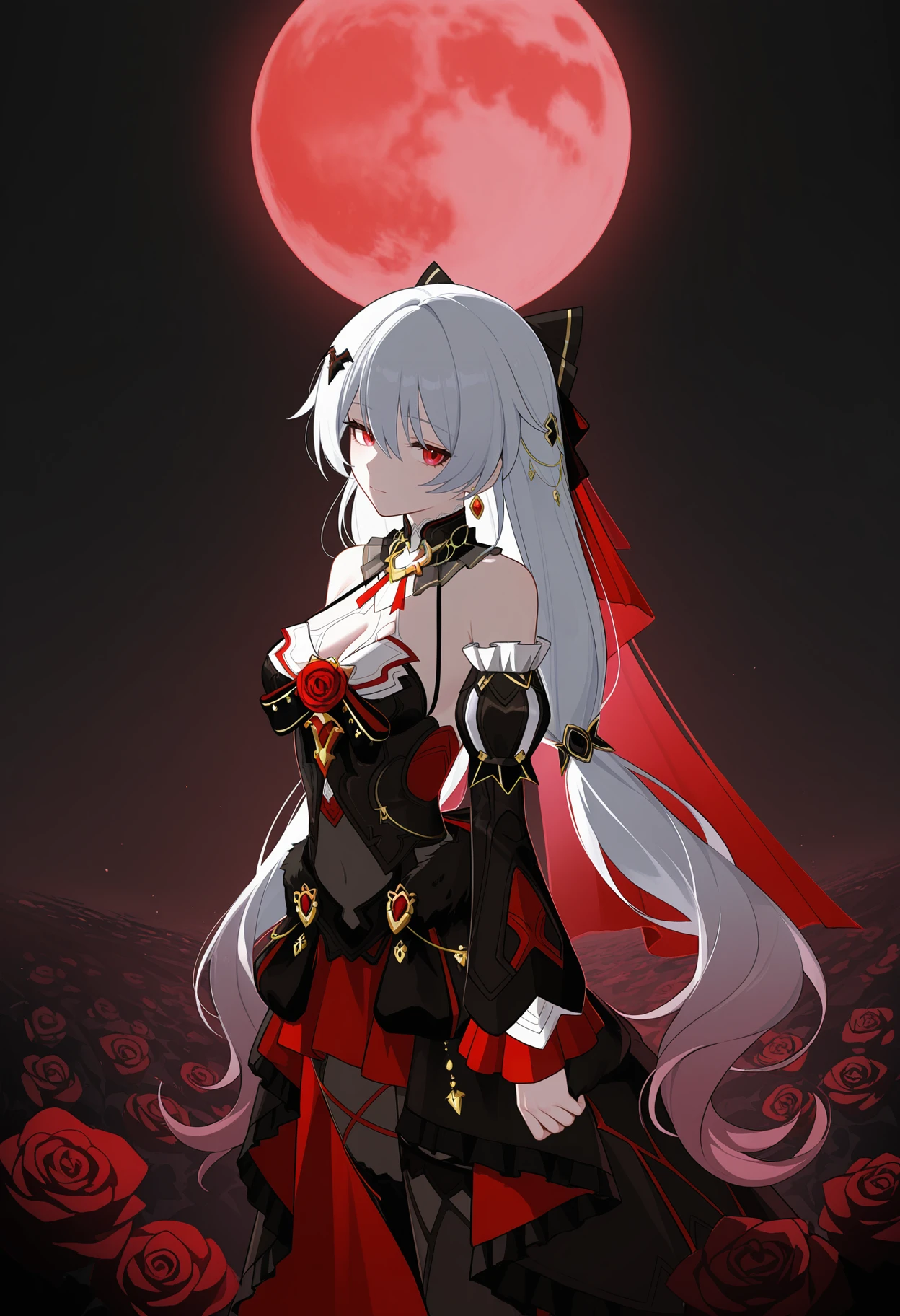 【Illustrious&noob】Honkai Impact 3_Lunar Vow: Crimson Love丨崩3_月下誓约·予爱以心 Illustrious&noob