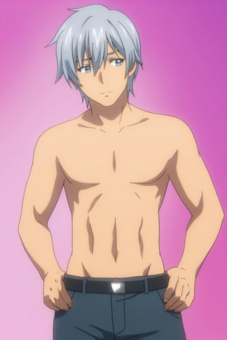 Kojou Akatsuki from Strike the Blood V2 IL shirtless/nude