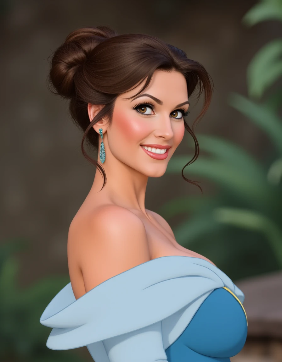 <lora:Denise_Milani-000008:1>, portrait of a woman as a Disney princess, Disney Morph, Disney Style, Disney anime, <lora:DisneyMorph:0.8>