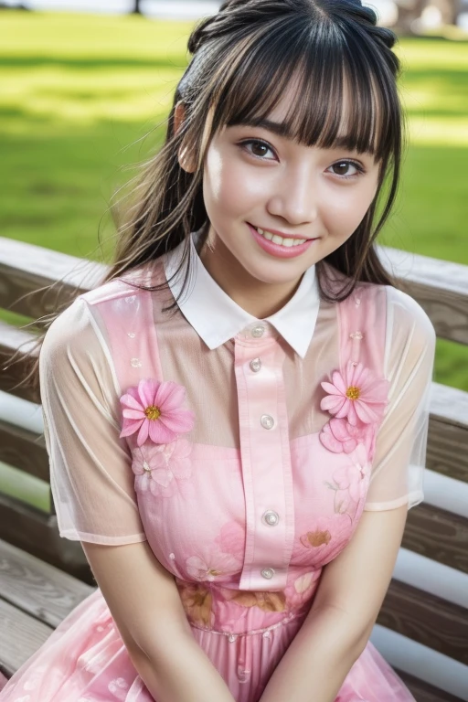 1girl,,(RAW photo, best quality), (realistic, photo-realistic:1.4), masterpiece, an extremely delicate and beautiful, extremely detailed, 2k wallpaper, Amazing, finely detail, extremely detailed CG unity 8k wallpaper, ultra-detailed, highres, soft light, beautiful detailed girl, extremely detailed eyes and face, beautiful detailed nose, beautiful detailed eyes,cinematic lighting,perfect anatomy,slender body
(at yoyogi park), (spring scenery),(yoyogi gyoen park in tokyo) (sakura flowers in full bloom:1.1)
<lora:more_details:0.5> (more details:1.1)
(wearing pink avant garde collared blouse with floral motif) (long dress) (collared blouse:1.3)
smiling
(free poses)
<lora:chest size:-1>
<lora:yanohinakiV4_lora:0.8>