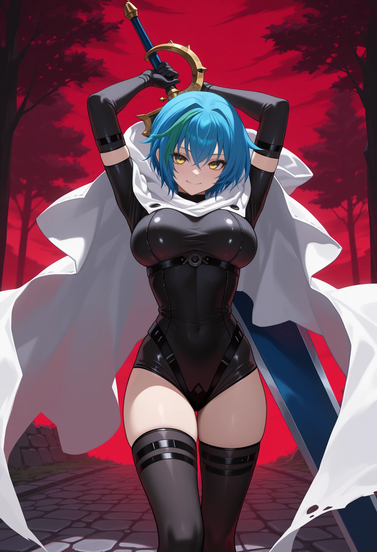 a girl in sexy underwear holding a sword and looking back at her own image of the background, a sexy anime woman riding a horse with her navel assorted, a woman posing for the camera while holding a sword above her head, girl standing lewed in front of a house, mezzo forte girl pinup having fun arafed woman veil anime barbie in white stockings grayscale phtoto made with anime painter studio background of hell gore draped in transparent cloth pixiv 3dcg covered in transparent cloth, ( ( dithered ) ) asuka suit under clothes! woman playing with a giant monster orc who's standing behind her slave rags leash iron ball berlinda on the back of her body with many goblins woman posing in an open courtyard in an ancient world a girl with milk in front of her flushed face behind her ass exposed with gooey goop dripping all over her body lewd face a drawing of a debauchery priest many cultist of aphrodite pudica pose gesture cell shaded adult animation sketchy artstyle gesture drawn holding a pudica pose body pose! full body drawing full character body full body concept full body front view female full body realistic proportions!! entire body