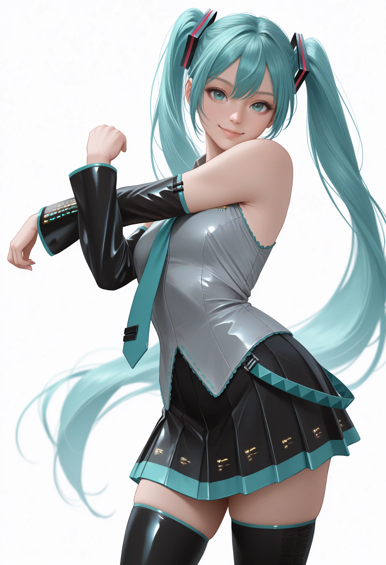 [IllustriousXL v0.1] Cross-Body Stretch | Pose v1.0