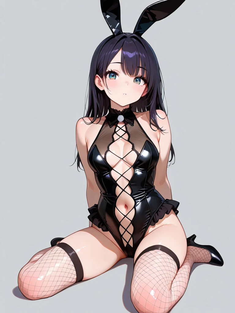 センターオープンバニー/fishnet bunny v1.0 ill