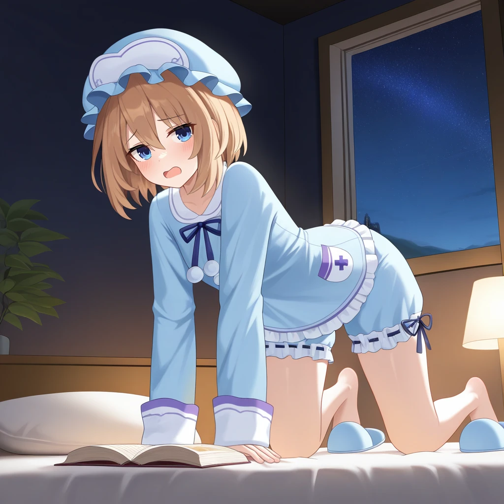 highest quality, masterpiece, Extremely detailed, (full body shot), Front view, symmetry, mature japanese , alone, (alone: 1.3), thin legs, whole body from head to toe, From above, sitting, M-shaped spread legs, look at the viewer: 1.3), small breasts, (Black sheer detail material and shiny tights): 1.2), Underwear made of white silk lace fabric through tights, very beautiful 17 year old girl, I don't have shoes, (blush: 1.3), shy big eyes, (short (brown hairy area), (bangs), messy hair, (hair clip), Lying on white sheets, I'm watching you: 1.3), look at the camera, You can see the white silk lace underwear, white lingerie, high blazer, high white blouse, high blue ribbon, High plaid and navy pleated skirt,
break
(pose to seduce a man: 1.3), (Charming genius girl:1.5), (Best lighting by famous artists: 1.2), 8K, ((Guidance on performing captivating poses by famous masters: 1.6)), ((thighs spread from side to side: 1.35)),
((deep い is written in the depth of the world:1.5)),