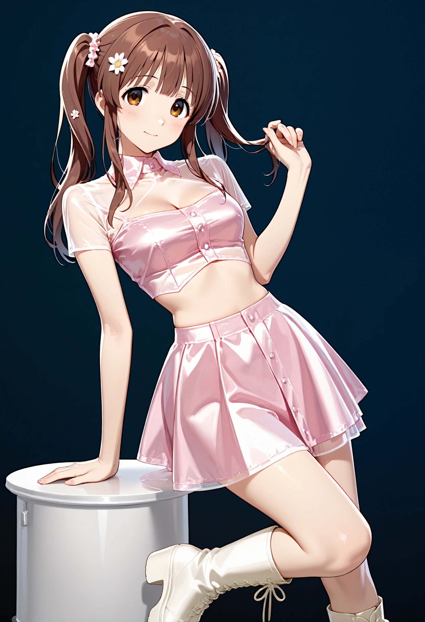 Rave Skirt & Crop Top illust