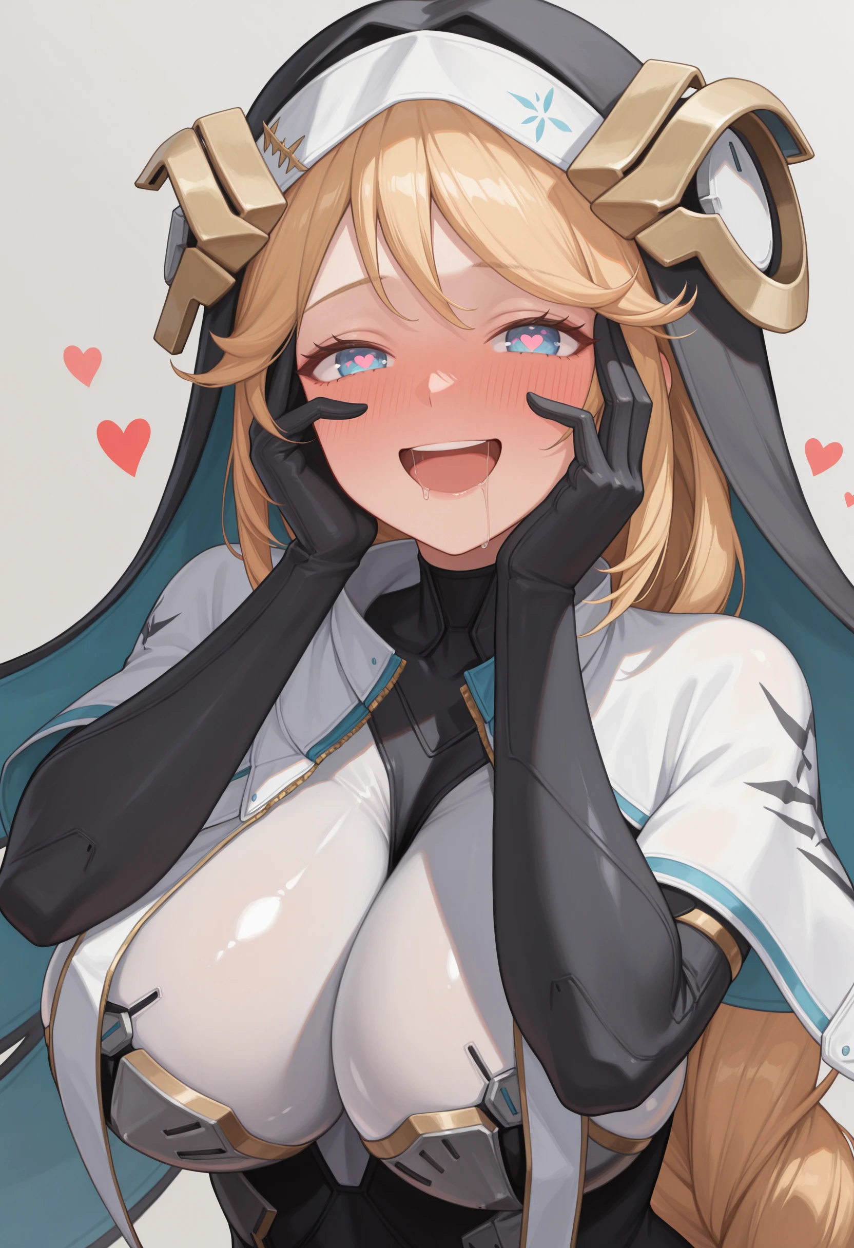 score_9_up, score_8_up, score_7_up, 1girl, solo, mature female, ((Angewomon)), (((long blonde hair, metal helmet))), angel wings, pink lips, parted lips, fit slim body,((perfect medium  breast)), (((tight white suit with gold bra))), ((bedroom)), perfect model body, looking at viewer, ((((kneeling and licking cum on penis)))))(((tongue touching penis)))(((helmet and tits in cum)))(((((penis covered in huge amount of cum)))))(((((bukkake))))),(((POV)))