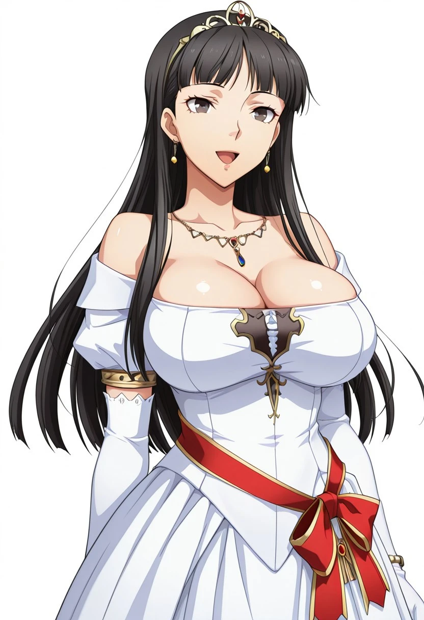 White Dress Charlotte Hazelrink Model - Princess Lover!  [ Illustrious ] Illustrious