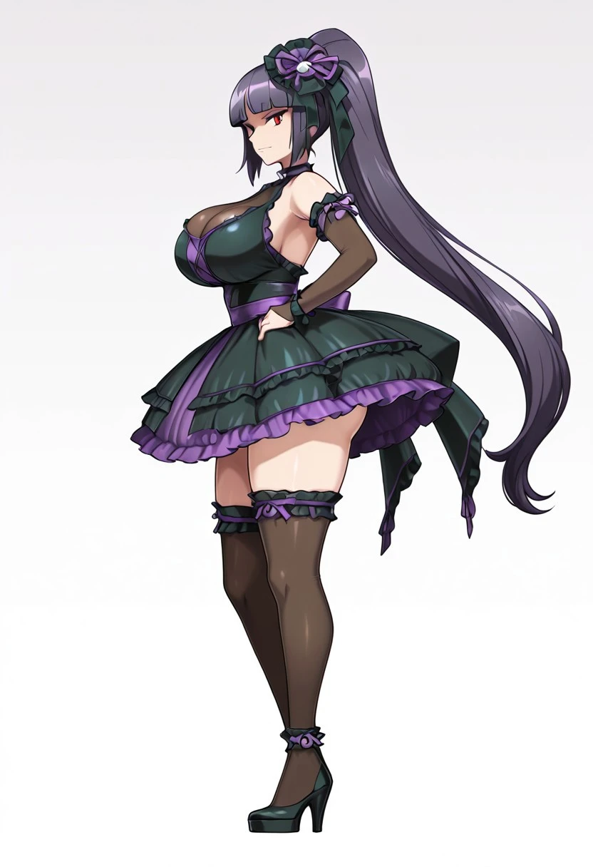 Gorgeous Gothic Mizuki Yukikaze Model - Action Taimanin  [ Illustrious ] Pony