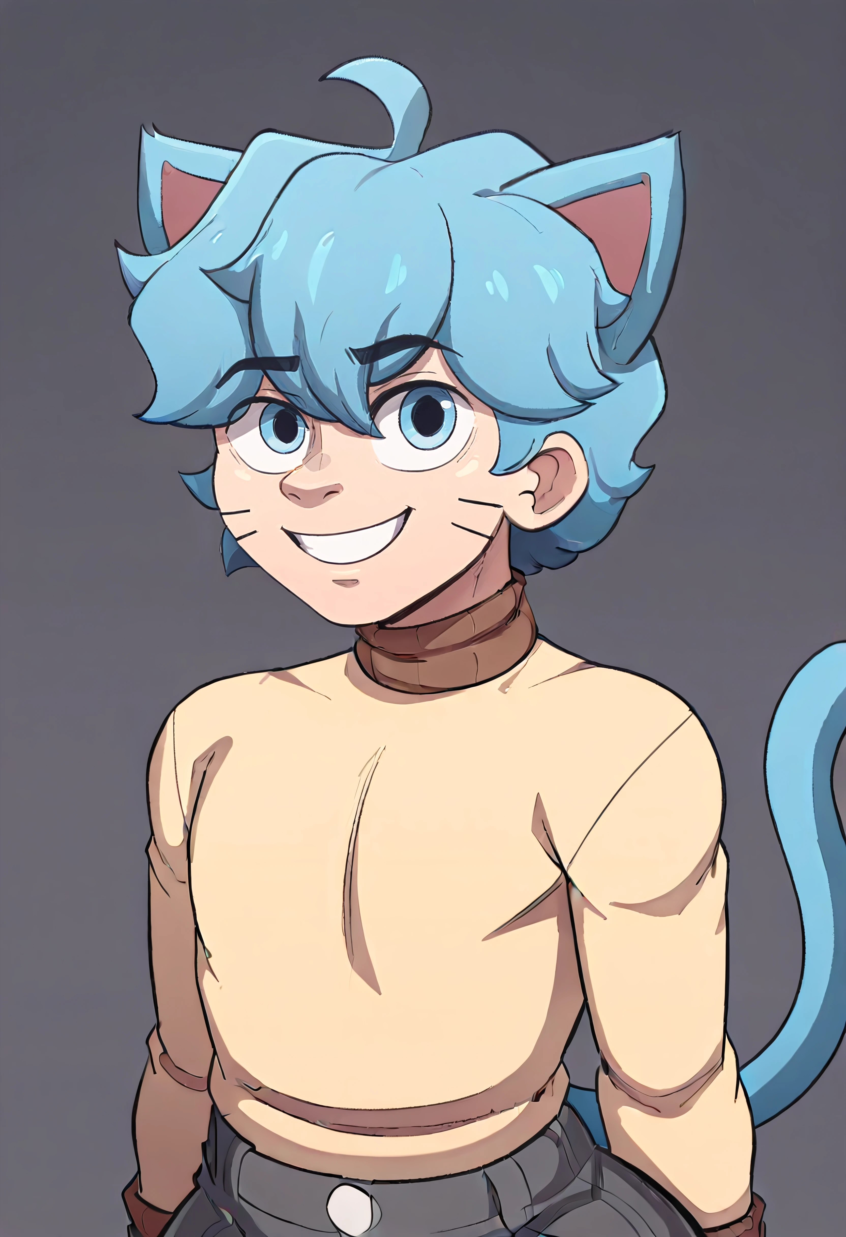 Human Gumball Watterson (The Amazing World of Gumball) [PonyXL/Illustrious] Illustrious