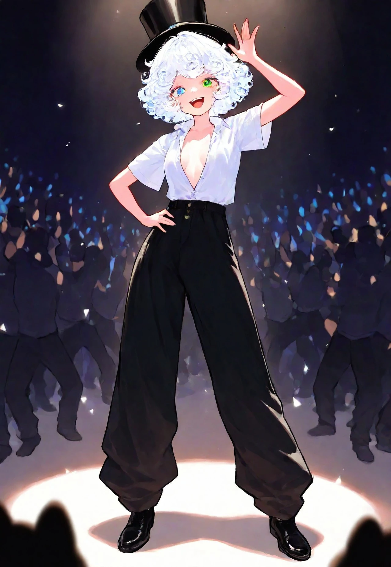 Half unbuttoned shirt Lllll