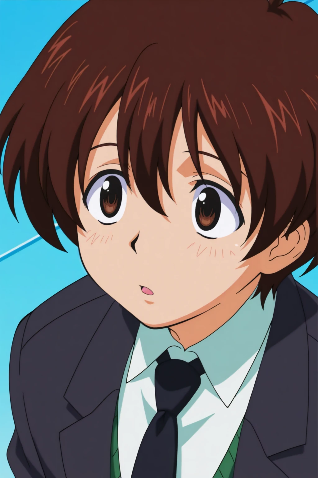Densuke Mifune, newest, anime coloring <lora:Eiken-multicharacter-illustrious:0.8>