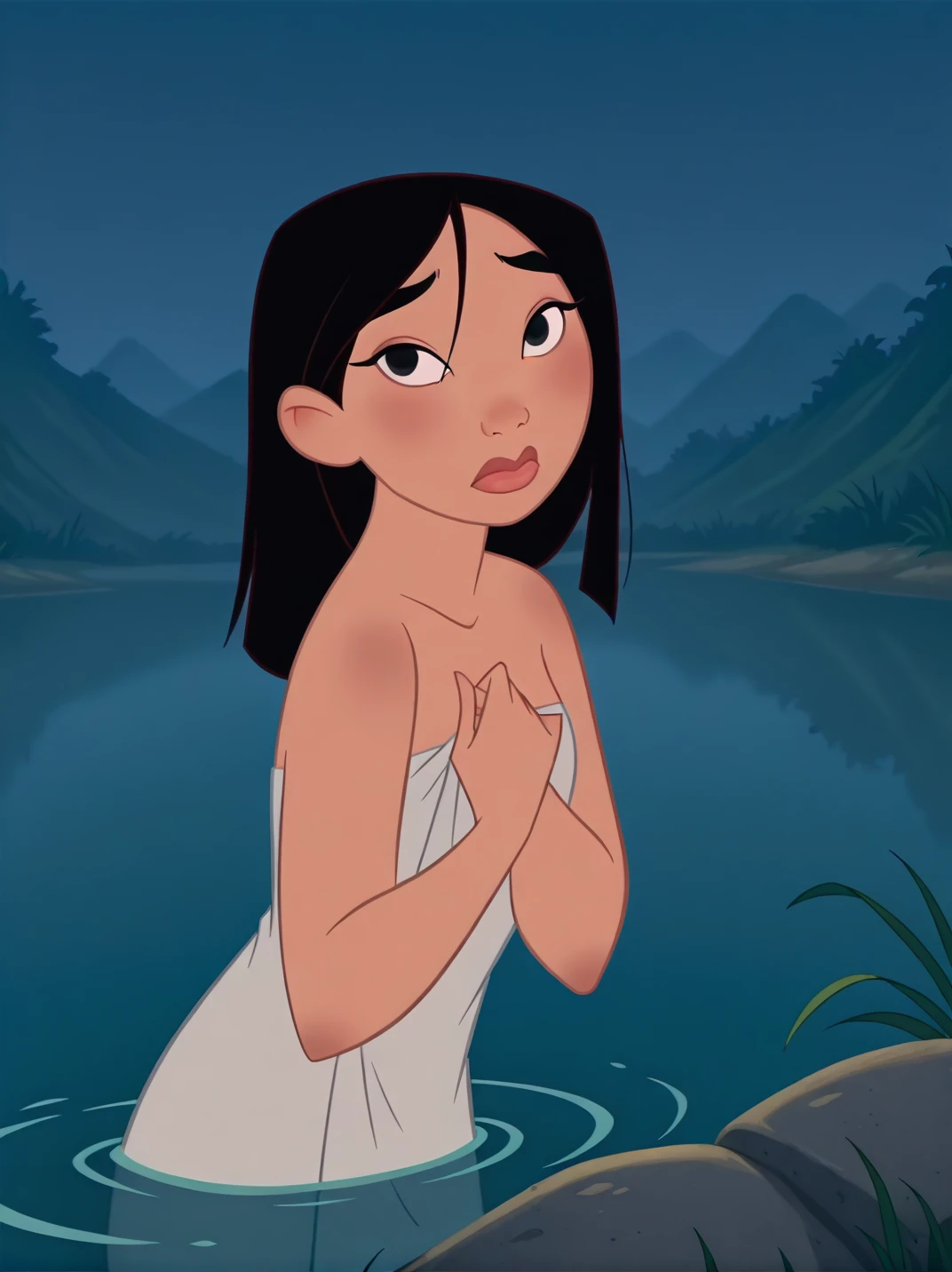 I1girl, solo lilo pelekai,, masterpiece, expensive quality, very_expensive_solve, big_file size, Full Color,(Completely naked:1.2),Pussy,Nipples, score_9, score_8_superior, score_7_superior, score_6_superior, score_5_superior, score_4_superior