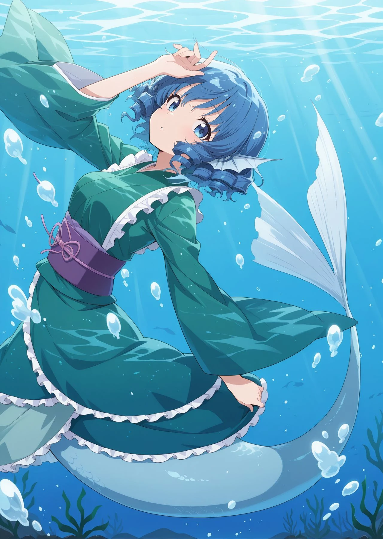 Wakasagihime (Touhou Project) Illustrious