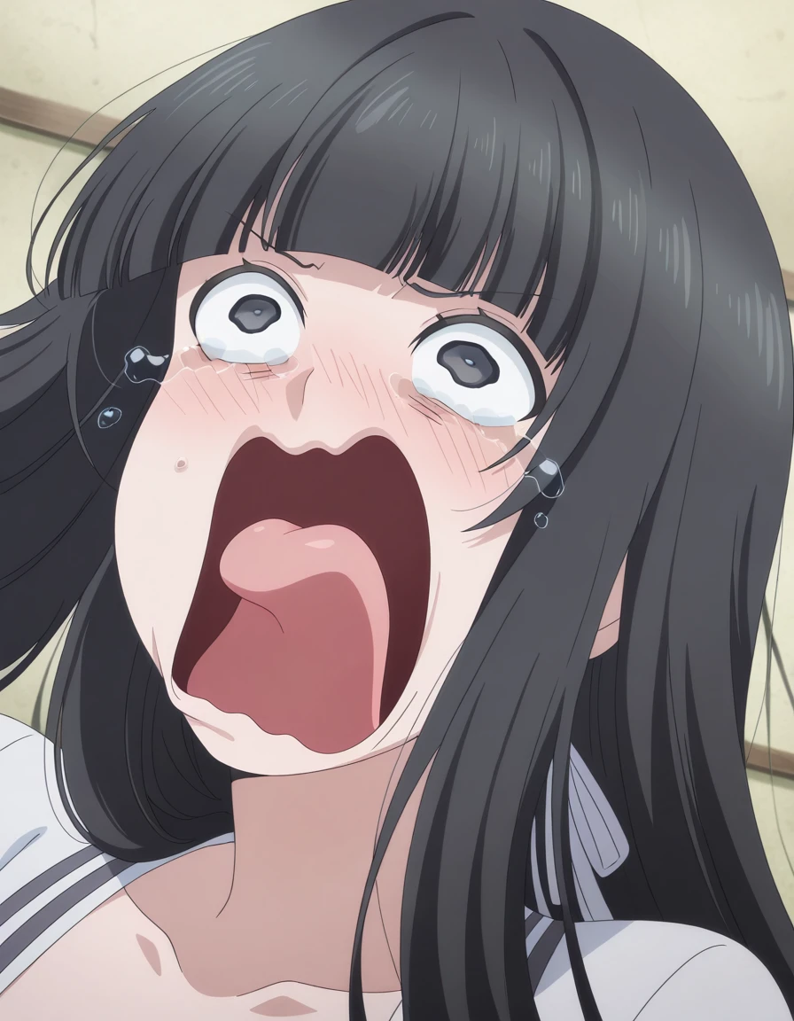 score_9, score_8_up, score_7_up, source_anime, solo, 1girl, edgAllmind, screaming, open mouth, crying with eyes open, blunt bangs, two tone hair, black suit, necktie, mixxxed, earrings <lora:concept_aquascreaming_ponyXL:1> <lora:edgAllMindPonyv1:0.9>