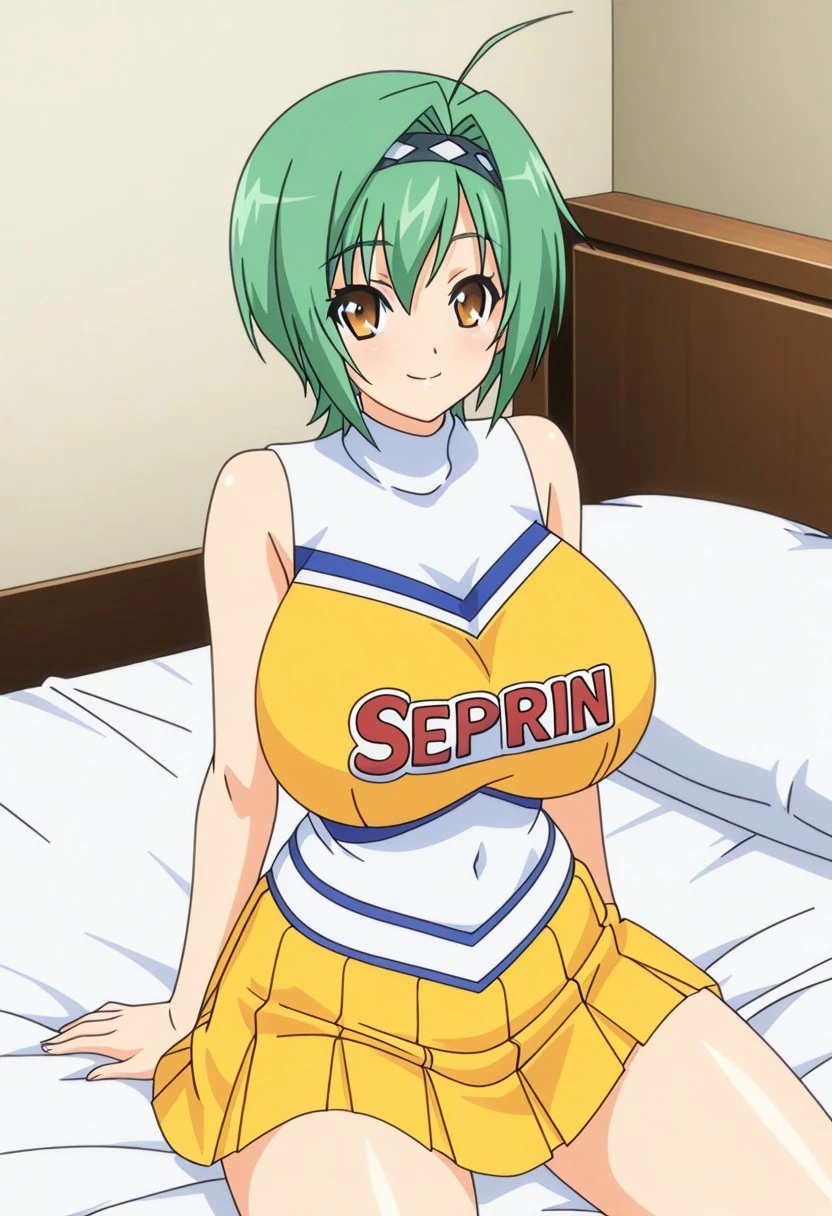 Hiiragi Rokuna, 4K, Huge breasts, (Young face:1.2), (smile:1.3), Chubby, nsfw, open legs, little boy, femdom, (girl sit on man's face), facesitting, sit on face, naked, cunnilingus, penis, hand job,