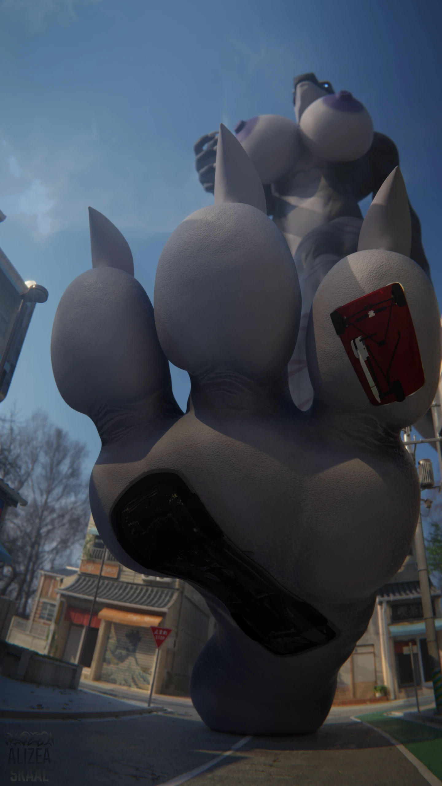 Giantess Car Trample V1