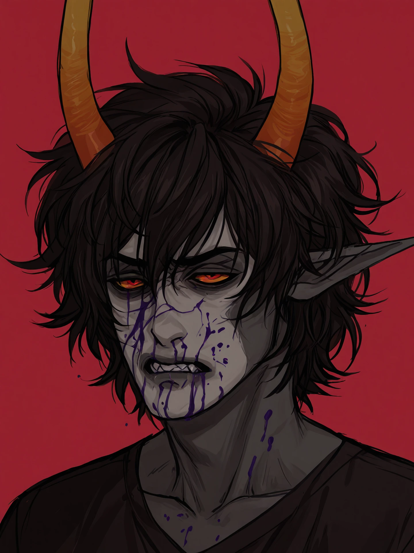 Gamzee Makara - Homestuck - Updated to SDXL Illustrious v2.0 - SDXL Illustrious