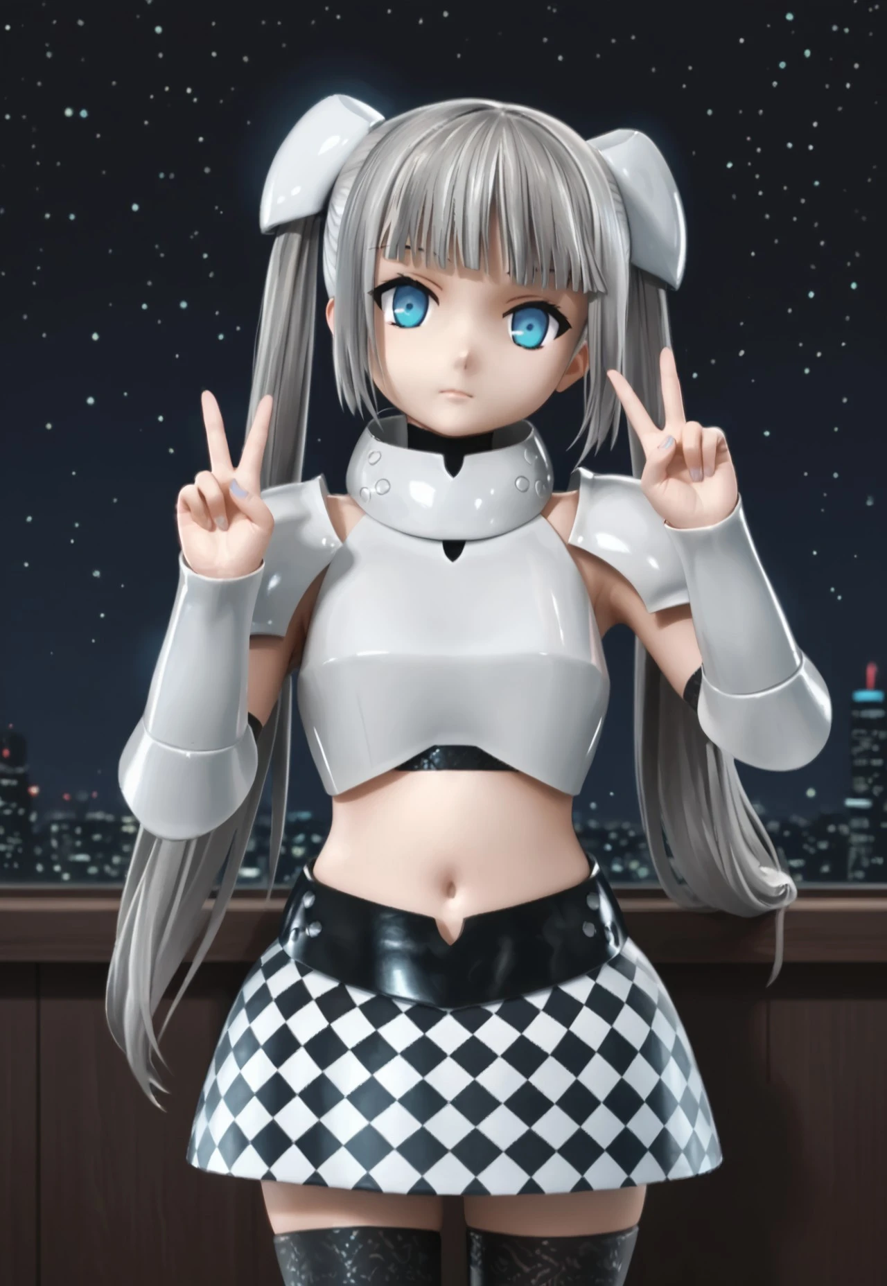 Miss Monochrome ミス・モノクローム Checkered Dress