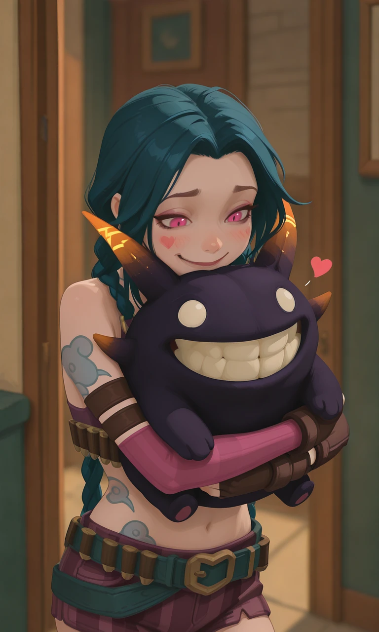 embedding:IllusP0s, g00se, jinx_\(league of legends\) hugging nebulous hundun, cute, 1girl, loving,<lora:g00se_v2_ill.safetensors:0.9:0.9> <lora:Nebulous_Hundun.safetensors:1:1>