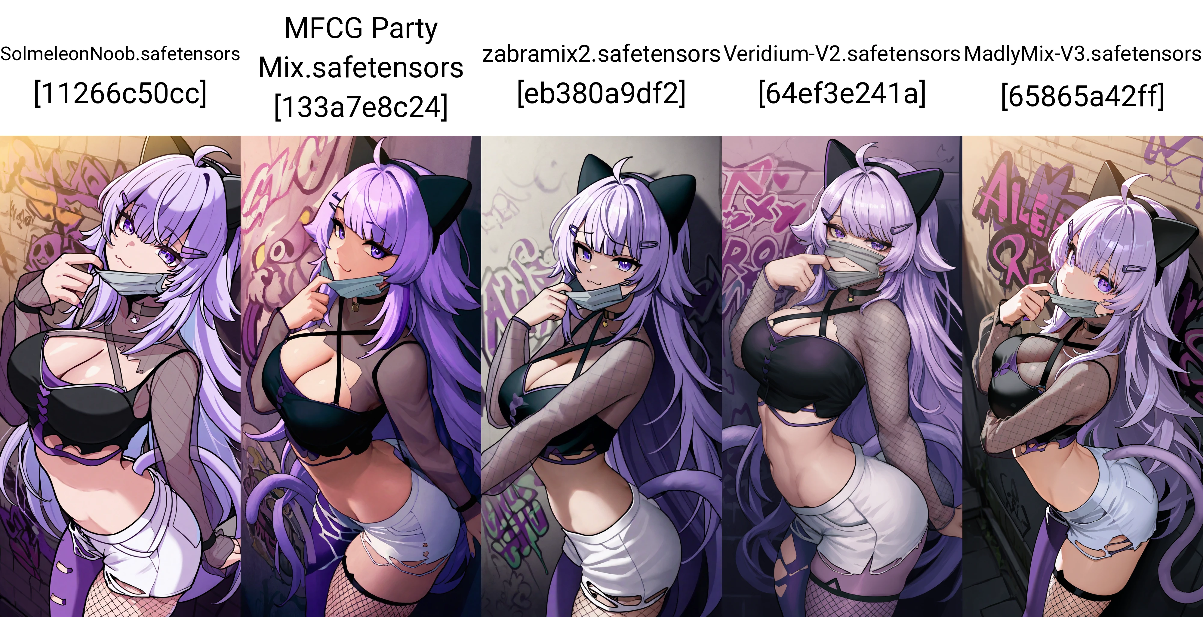 Nekomata Okayu 9 outfits [Illustrious/NoobAI] Hololive v1-noob-eps