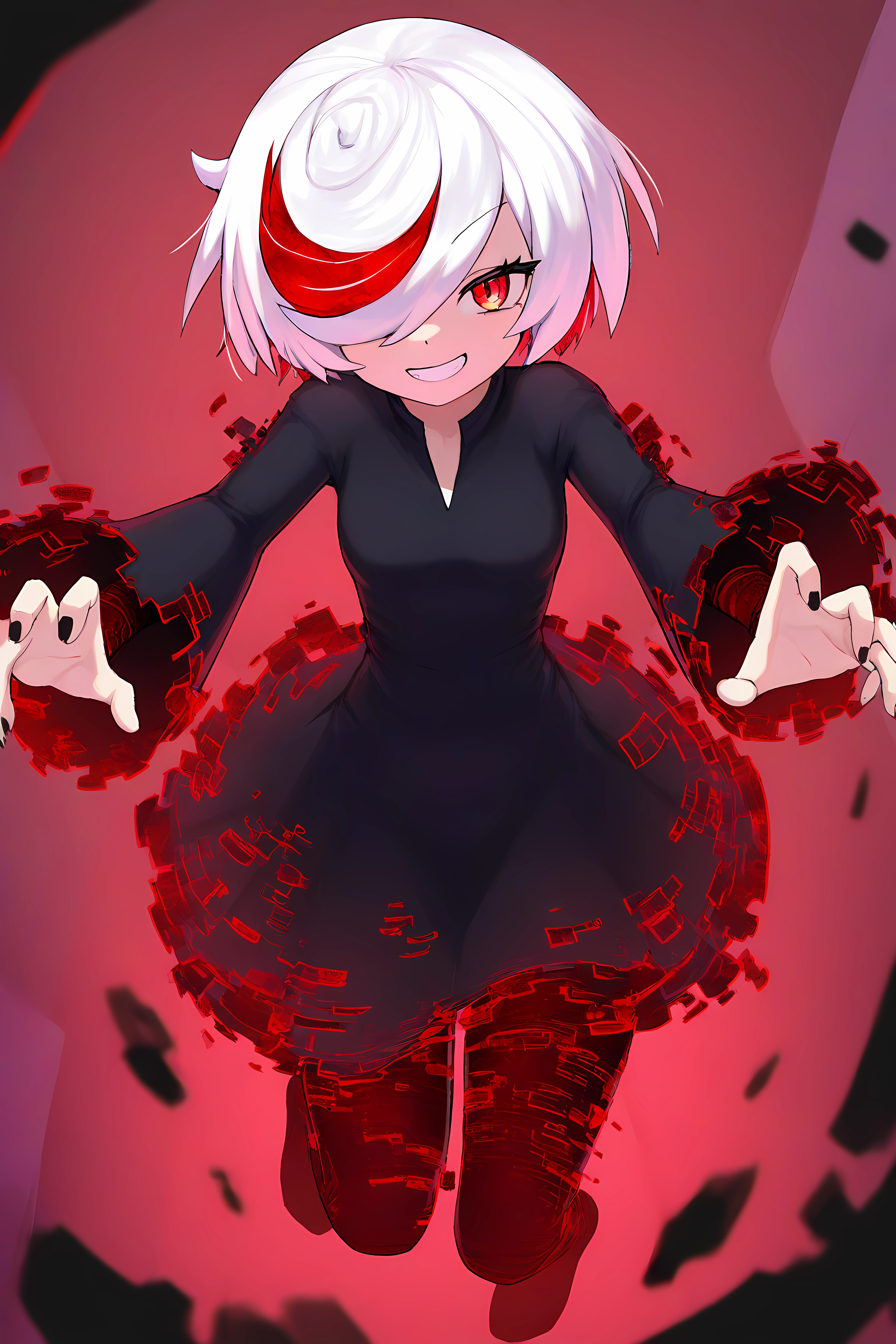 masterpiece, best quality, newest, 1girl, solo, { |female child},
{redsage, short hair, white hair, red hair, multicolored hair, hair over one eye, red eyes, black dress, long sleeves|bluesage, short hair, white hair, blue hair, multicolored hair, hair over one eye, blue eyes, white dress, long sleeves},
digital dissolve, pantyhose, mary jane,
{standing|standing|standing|sitting|indian style|wariza|walking|jumping},
{smile|frown|laughing|embarrassed|grin|crying},
{classroom|forest|city|living room|bedroom|park},
{ |made in abyss|onii-chan wa oshimai!|abmayo|dagasi|yoneyama mai|ebifurya|itomugi-kun|ruu /(tksymkw/)|blade /(galaxist/)|ixy|hungry clicker|hoshino fuuta|skidoo|konnyaku /(kk-monmon/)|sunhyun|mochikushi|mukanata|lunacle|muneyuki|bagelbomb|waterring|sarena|torino aqua|daikinbakuju|sweetonedollar|skeleion|himitsu /(hi mi tsu 2/)|milkshakework|aak|moyachii|agwing86|longcloud|shuru y|sakimichan|tsubasa tsubasa|actualekusu}