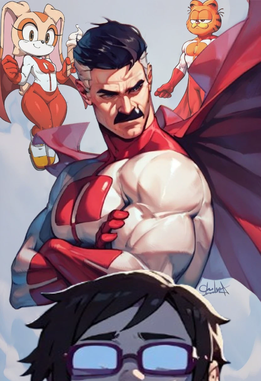 Omni man(Nolan) + Cosplay Ilustrious