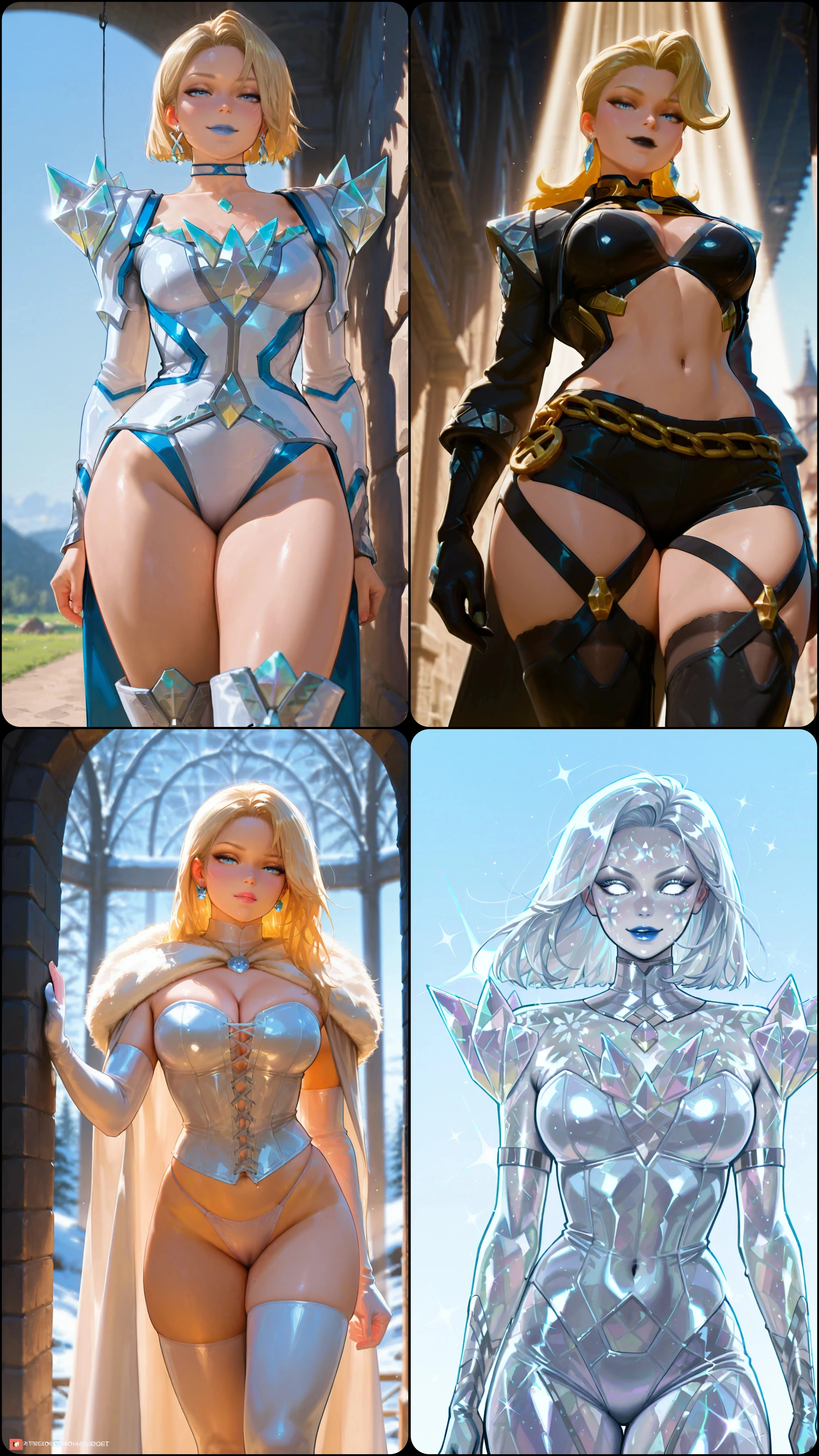 Emma frost - Marvel Rivals , Classic, and Diamond Form V1