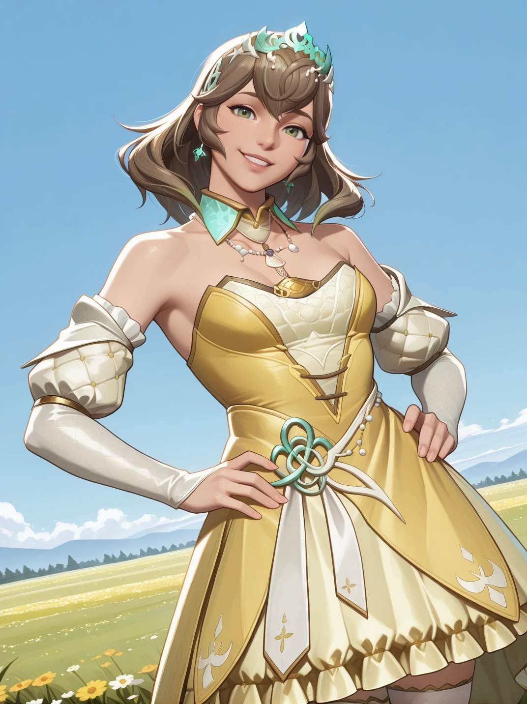 Queen Sphene - Sphene Alexandros XIV: Dawntrail - | Illustrious XL | - COMMISSION by YeiyeiArt