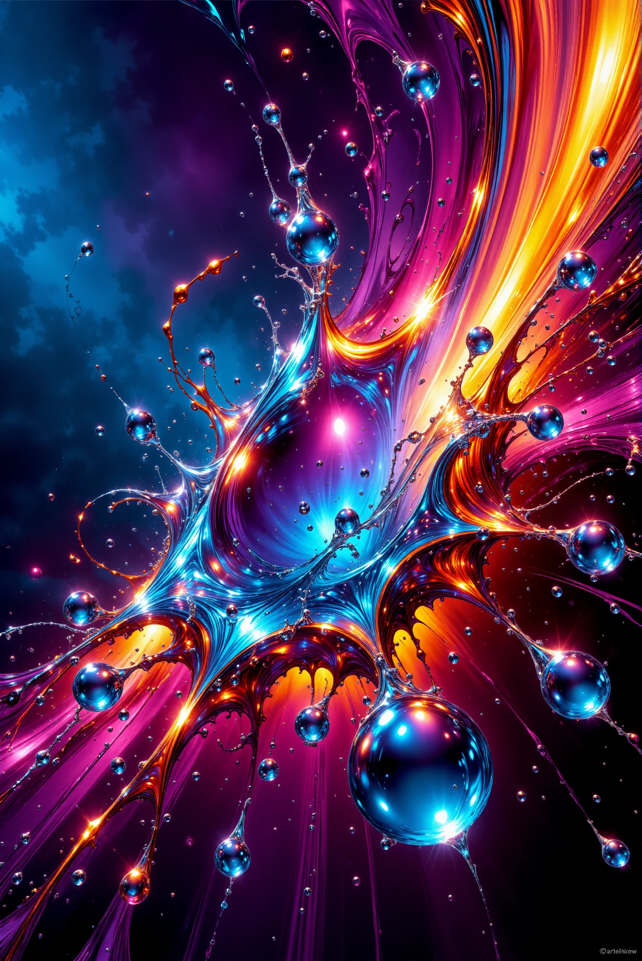 <lora:Vibrant_Splash:0.8> 
photorealistic impressionist painting style (vibrant picturesque Gorgeous splash of vibrant paint Alcohol ink art) , line art drawing , a (beautiful charming nobel lady). [beautiful hands]. wearing an exquisite dress, elegant pose, (her silhouette outlined with glowing red). (her silhouette contoured with glowing red). glossy white and gold color scheme. professional, sleek, modern, minimalist, graphic, line art, vector graphics, black and white drawing, graphite drawing. Fluid and vibrant colors, unpredictable patterns, organic textures, translucent layers, abstract compositions, ethereal and dreamy effects, free-flowing movement, expressive brushstrokes, contemporary aesthetic, wet textured paper. award-winning, professional, highly detailed . extremely high-resolution details, photographic, realism pushed to extreme, fine texture, incredibly lifelike. loose brushwork, vibrant color, light and shadow play, captures feeling over form.