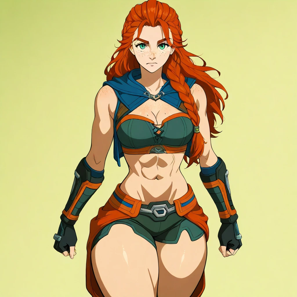 original character dnd barbarian , character concept, walking, tomboy, amazone, female, , refsheet with description, anime style, ultra detaild, musclegirl