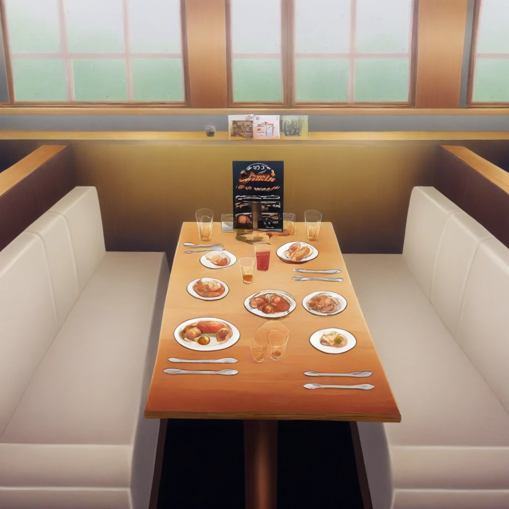 family restaurant,indoors,window,table,couch,no humans,