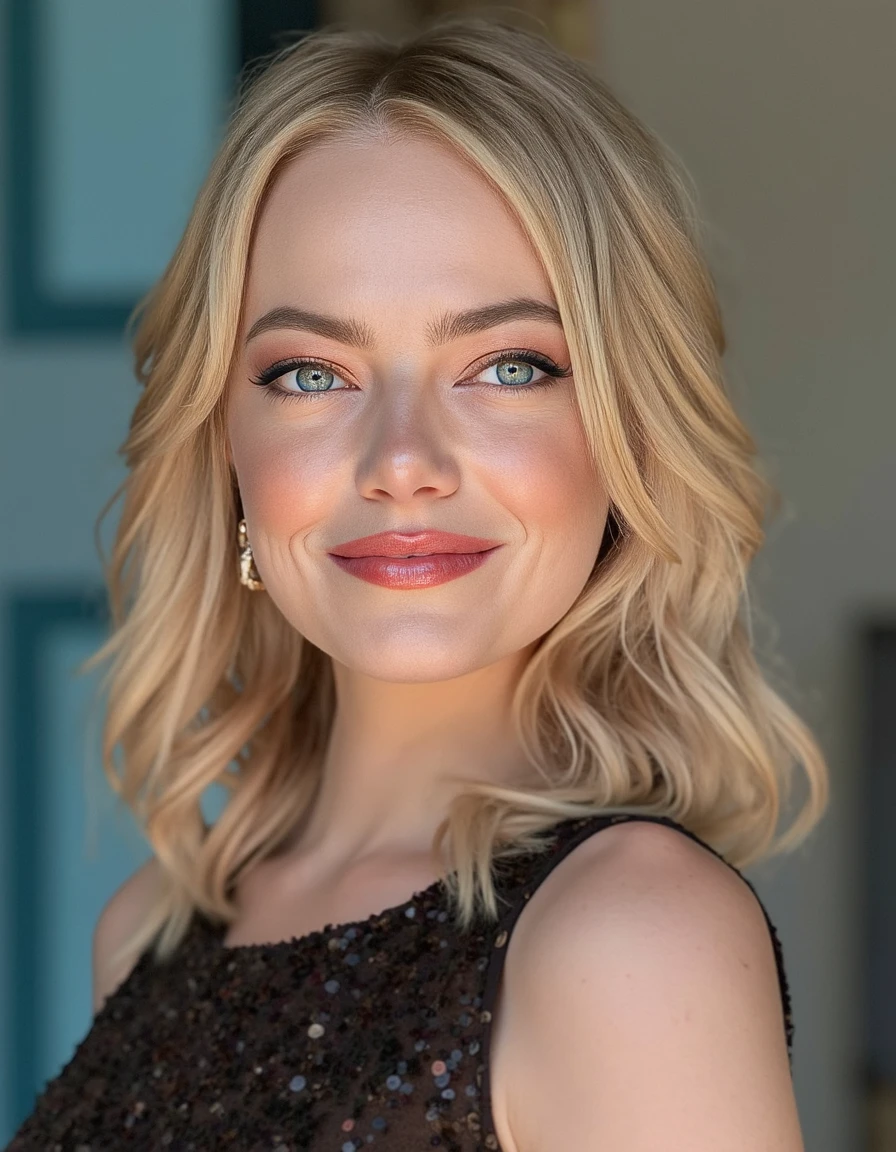 woman, blonde <lora:emmastone:1>