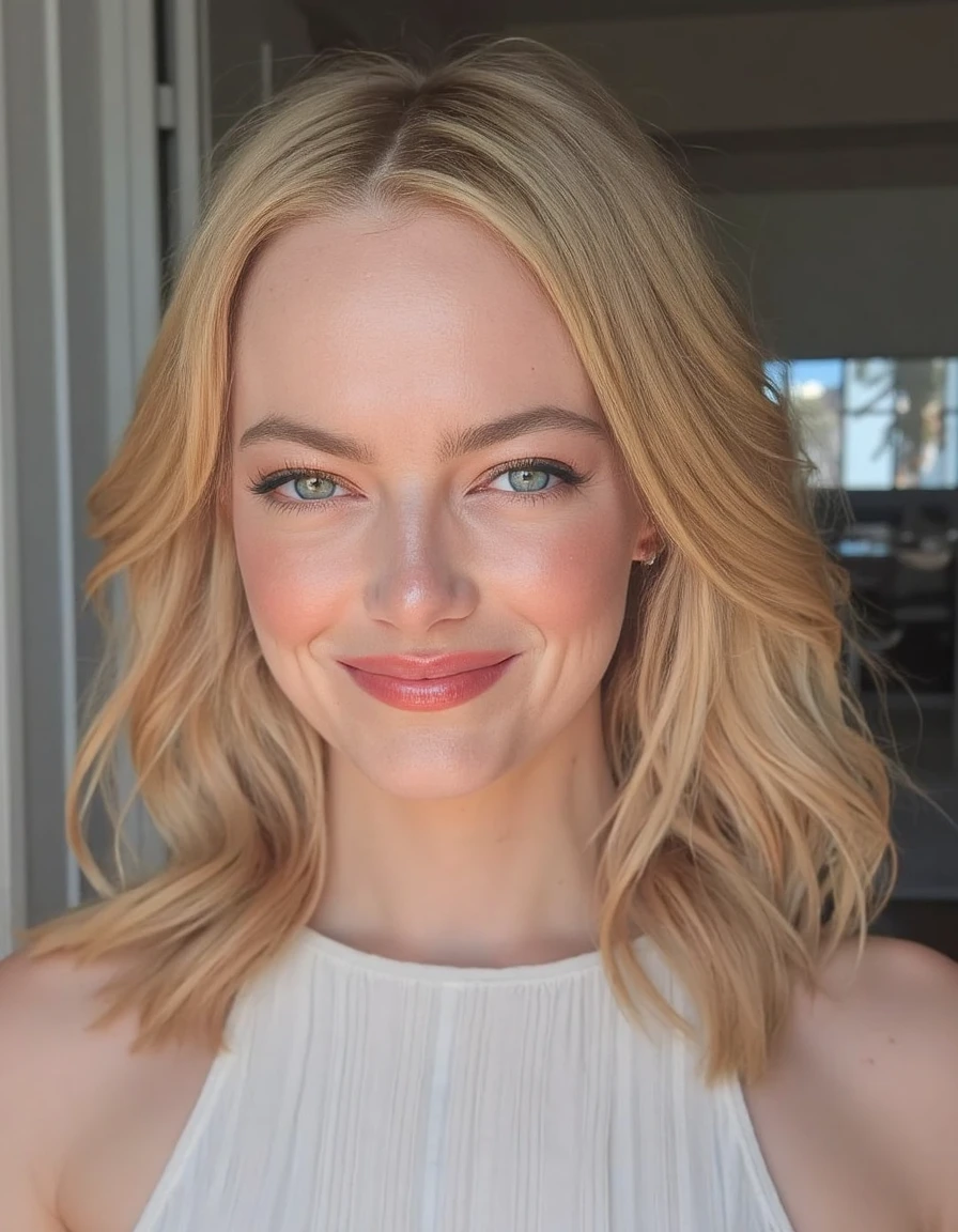 woman, blonde <lora:emmastone:1>