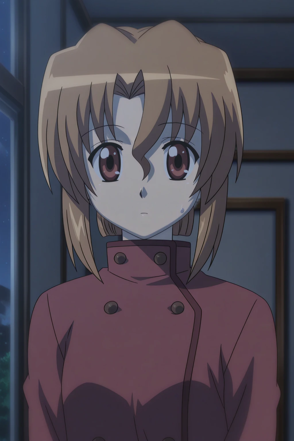 Maria, anime coloring <lora:Hayate_no_Gotoku_-_Maria_-_illustrious:0.8>
