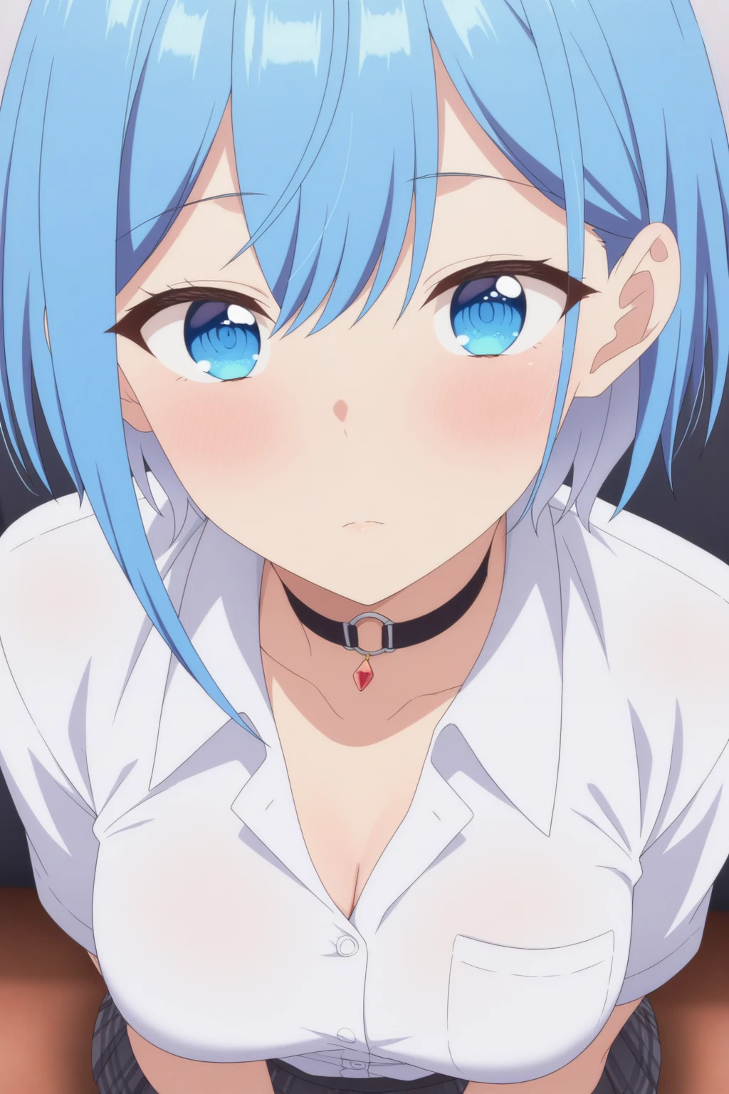 masterpiece, best quality, amazing quality, very aesthetic, absurdres, ultra detailed,
<lora:Himari_Inuzuka:0.8> 1girl, himari_inuzuka,
portrait,
view from above, body is visible, medium breasts are visible from under the shirt,,