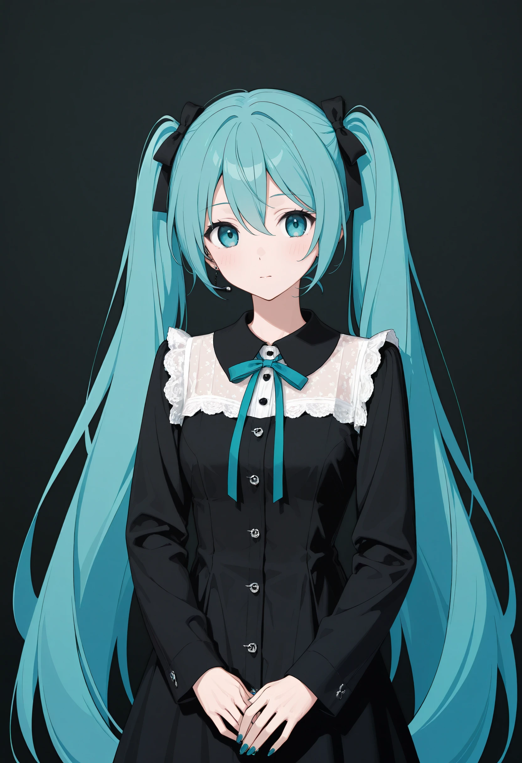 Doll Heart Lace Dress illust