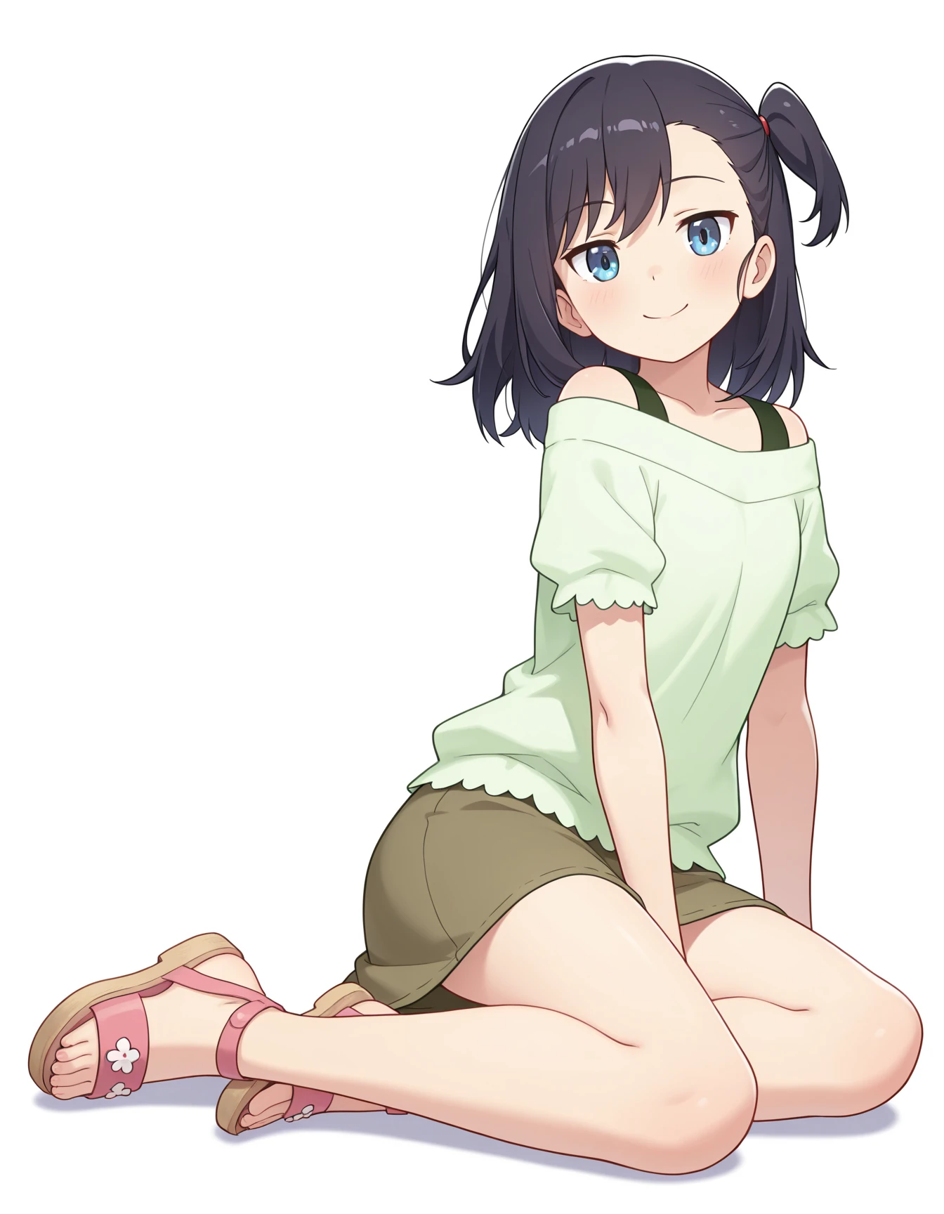 のんのんびより / Non Non Biyori : 宮内 ひかげ / Hikage Miyauchi green shirt