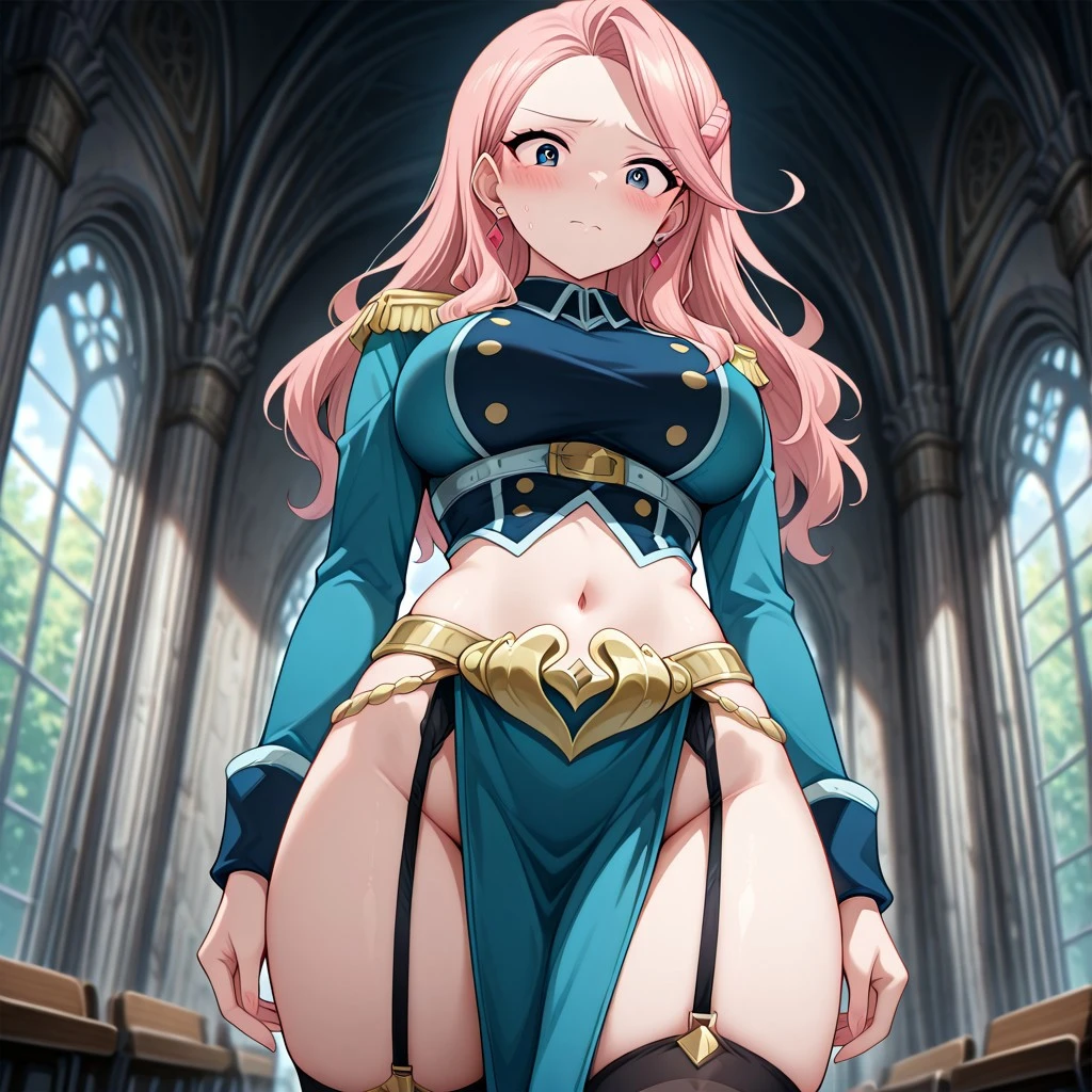 masterpiece, best quality, cute eyes, 1girl, solo, high fantasy costume, random pose, ((white background)), full body, multiple views, boots, sword, sex pose,