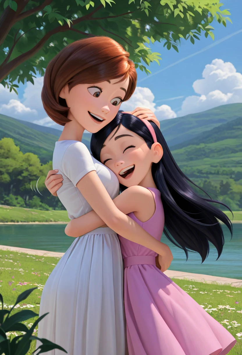 Helen Parr and Violet Parr (The Incredibles 2)