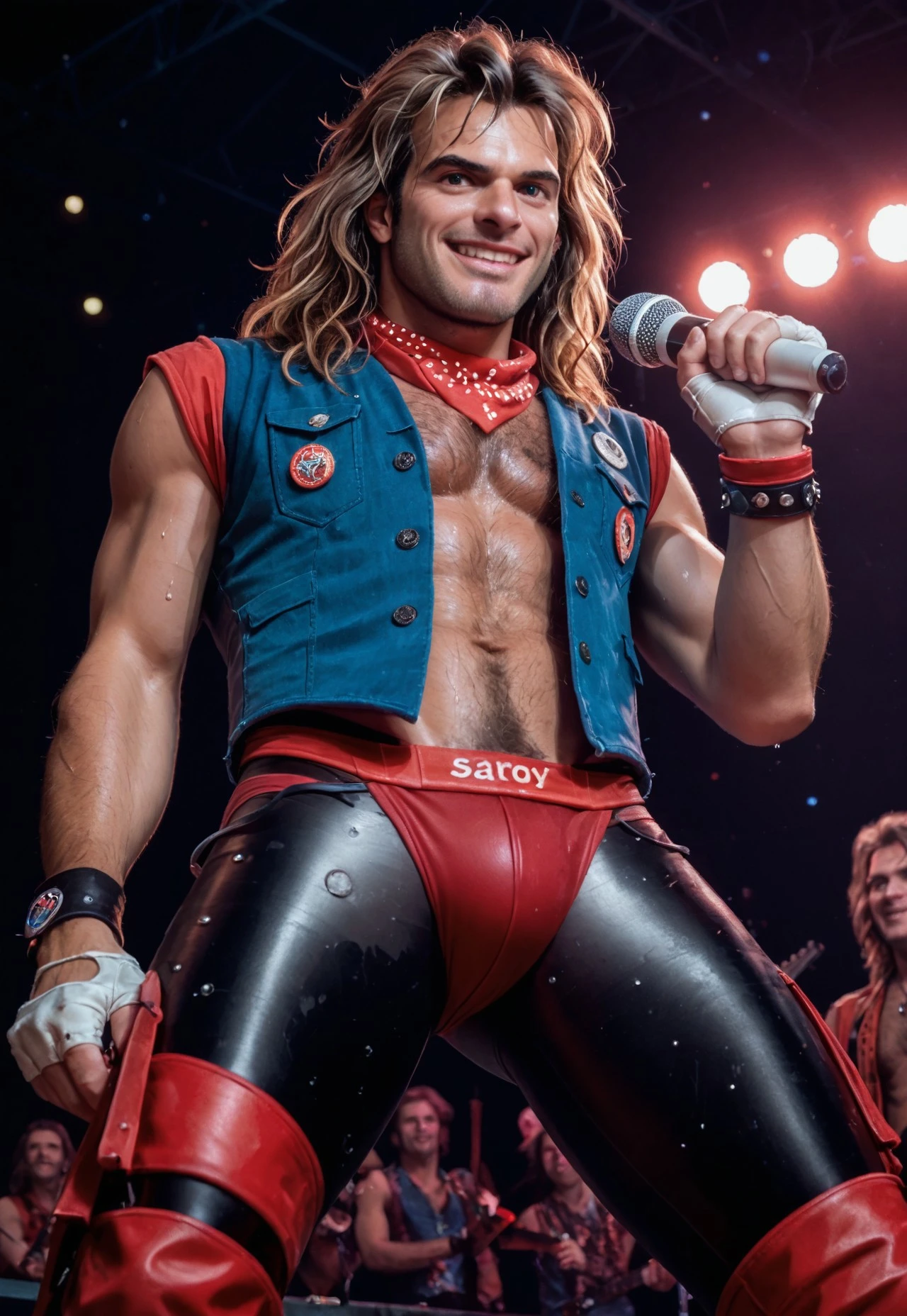 Dirty Dave (80s rocker OC) Pony vers V1