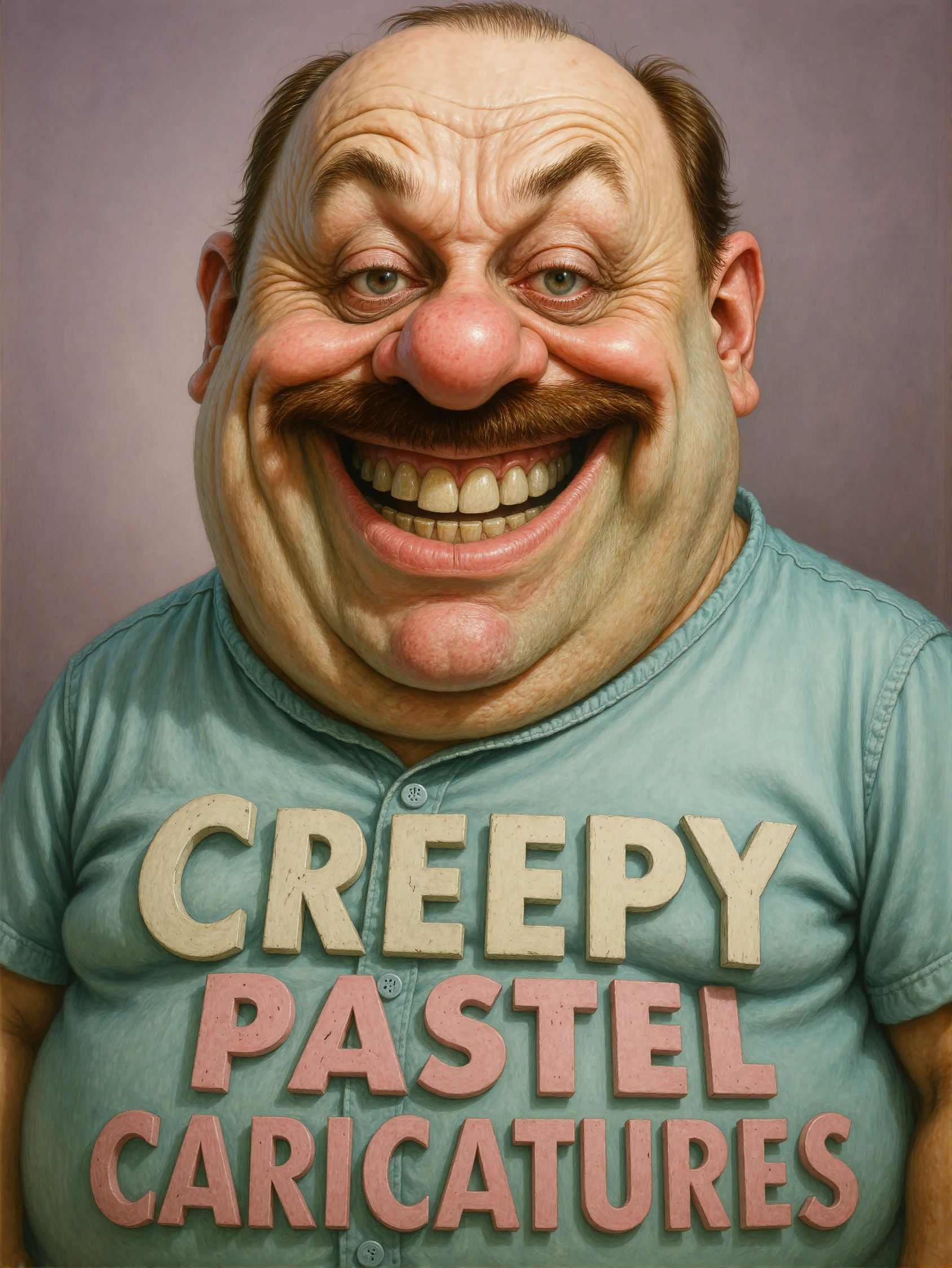 CREEPY PASTEL -  Caricatures for FLUX