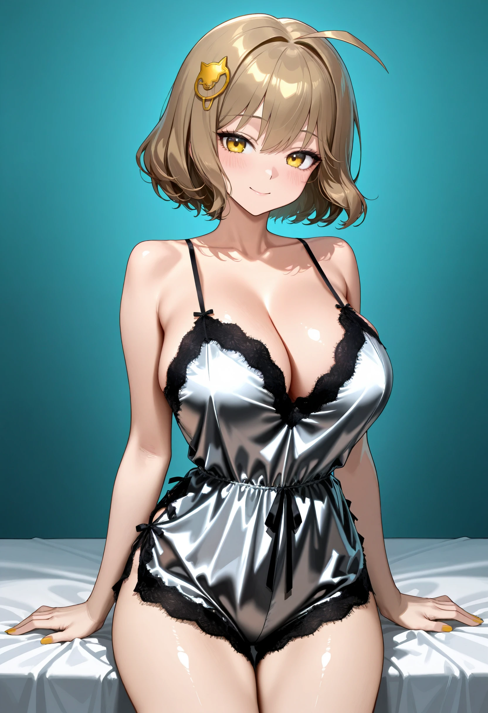 Satin Romper Illust