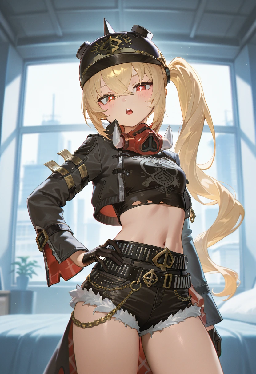 ((Original Character)) 1female, Honkai Impact, Genshin Impact, military gunner.
