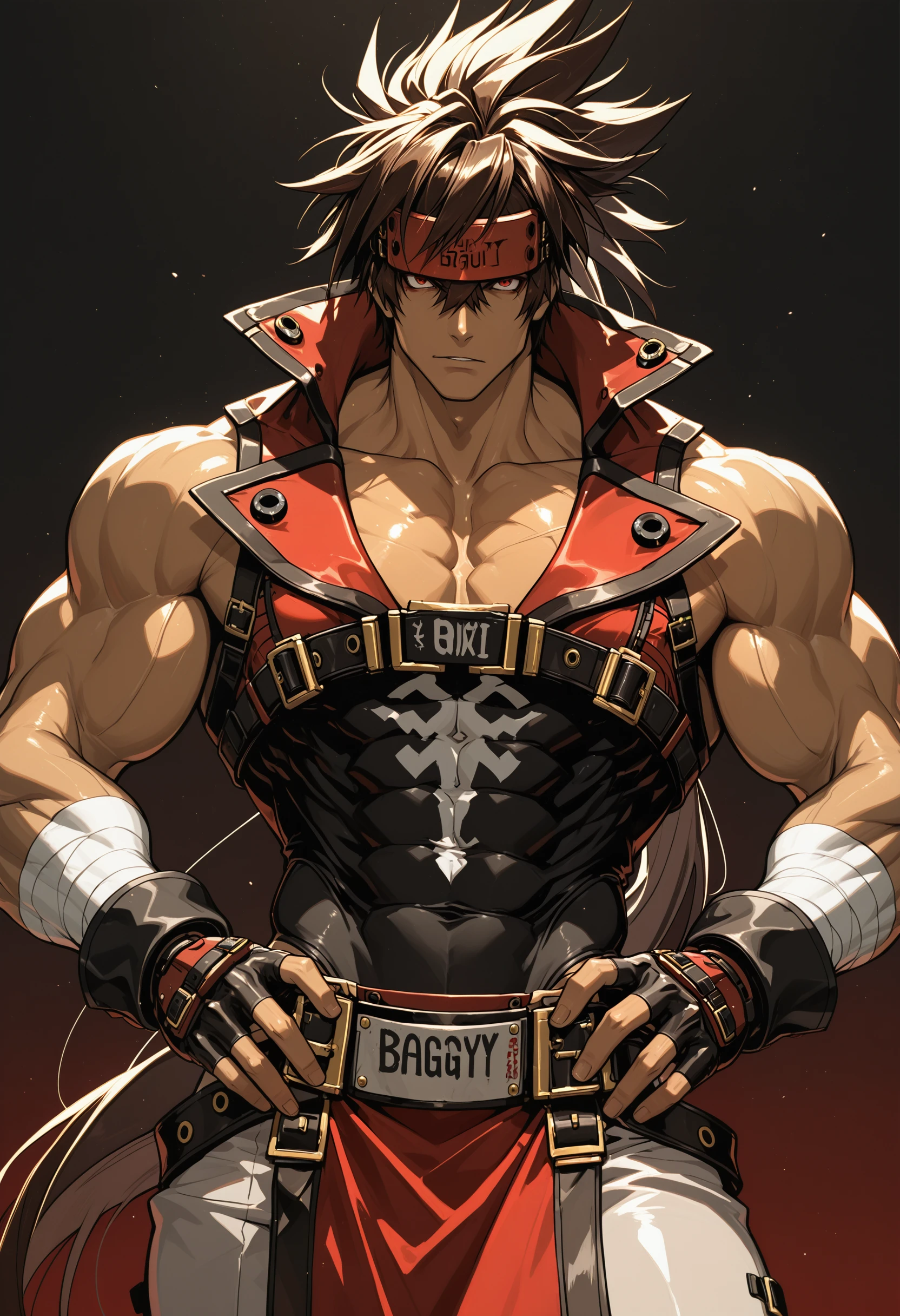 masterpiece, best quality, newest, absurdres, highres,
sol badguy \(guilty gear\), 1boy, solo
