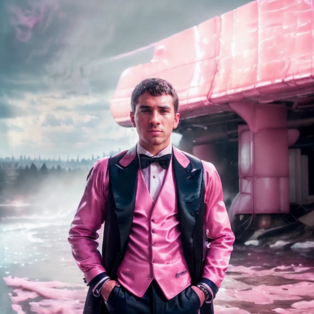 DSLR photo of anthutton person.latexai_pink.portrait.in blade runner.daylight.professional photography.high resolution.detailed photo.RAW.still film.f/16.uhd.hdr.4k <lora:anthutton_59850:1> <lora:LatexAIV2:1>