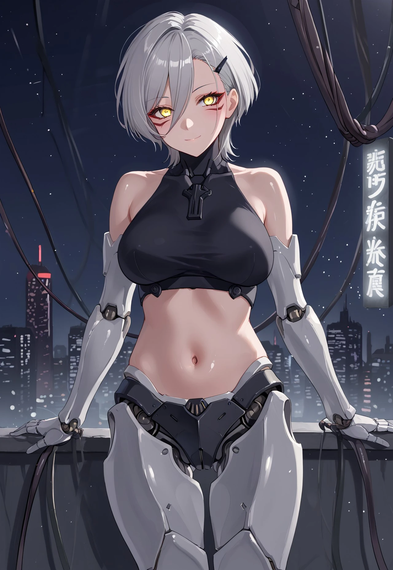 ((La mejor calidad)), ((obra maestra)), (muy detallado:1.3), ...............................................................................................................................................3D, Beautiful (cyberpunk:1.3) Mujer hacker, peinado corto,pelo corto, Volver al visor, cabello grueso, Terminal de ordenador operativo, Pantalla montada en la cabeza, computer server, Pantalla LCD, fiber optic cable, Logotipo de la empresa, HDR (High Dymanic Range), Trazado de rayos, NVIDIA RTX, Super resolution, Irreal 5, Subsoil Scatter, Textura PBR, Post-procesamiento, Anisotropic filtering, profundidad de campo, maximum sharpness and sharpness, Texturas multicapa, Albedo y Highlight Maps, Sombreado de superficies, Accurate simulation of light-material interactions, proporciones perfectas, Renderizado de octanaje, duotone lighting, ISO bajo, balance de blancos, Regla de los tercios, amplia apertura, 8K RAW, efficient sub-pixels, sub-pixel convolution, glow particles, dynamic pose