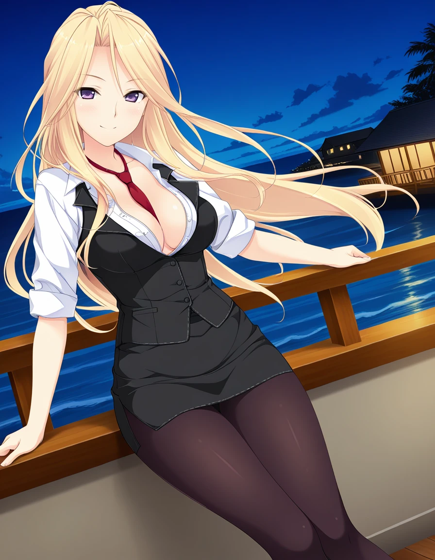 恋する夏のラストリゾート 狩生渚 illustrious(Koisuru natsu no last resort Kariu Nagisa illustrious) V1