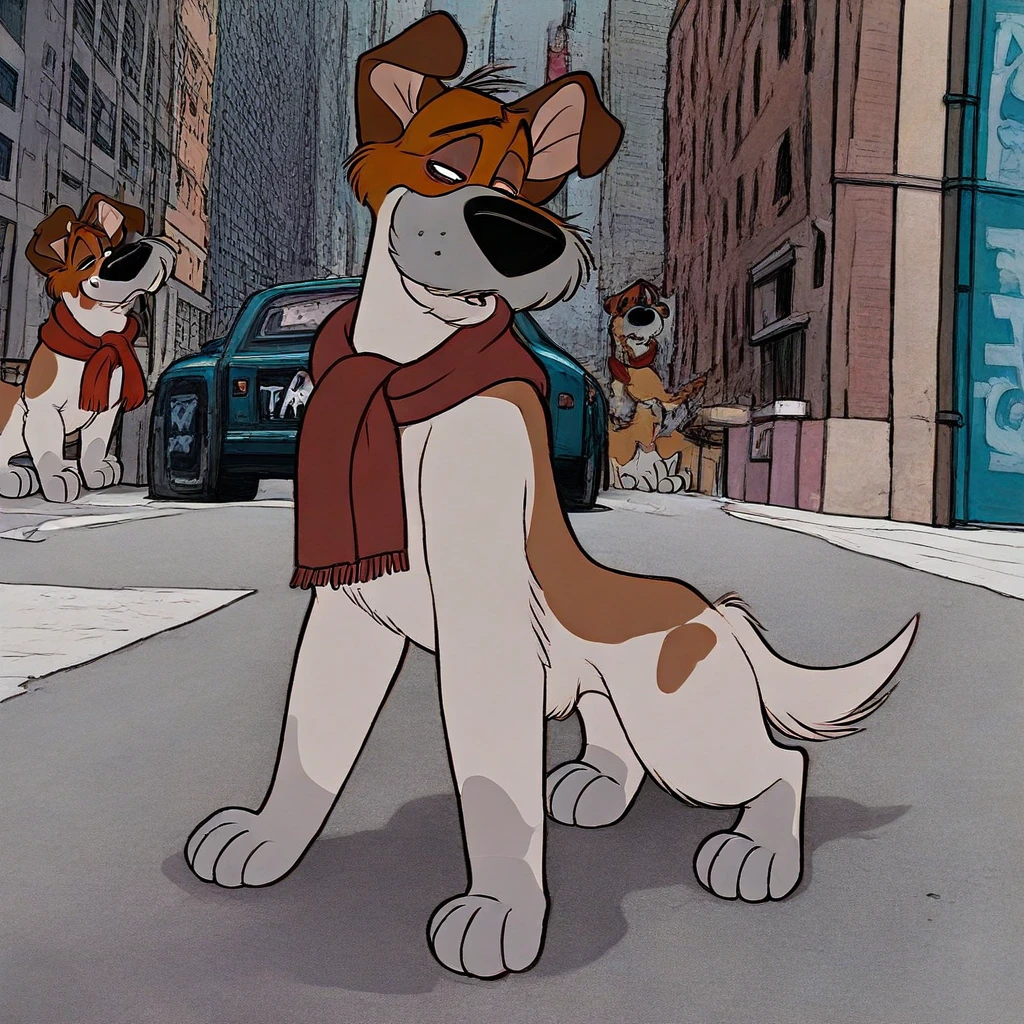 Dodger (Oliver and company) Illustrious V1